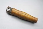 Vintage Leather Shave, nice handle, leather tools