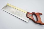 E Garlick & Sons 12″ Brass Back Saw 12 tpi