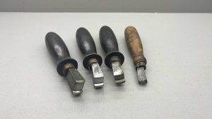 Set 4 Leather Crease Tools 18 16 14 12