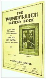 The Wunderlich Pattern Book Stamped Art Metal 1935 Original, 49 Pages, 280X215Mm.