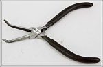 Jeweler's Curved Tip Pliers With Spring, 5" Long, Maker Only Partial Readable But Good Quality.