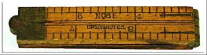 Upson #65 4 Fold 12" Boxwood Rule.