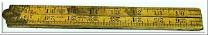 Stanley Sw #66 1/2 4 Folder 36" Boxwood Rule.