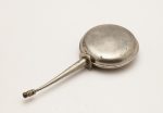 Nice Round Oil Can, 65Mm Round, Small Dint In Spout.
