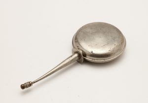 Nice Round Oil Can, 65Mm Round, Small Dint In Spout.