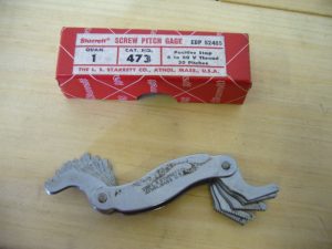Starrett Screw Pitch Gage 473 - Positive Stop 30 Pitch.