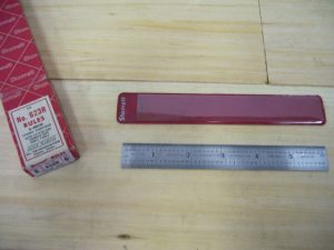 Starrett Metal Rule - 6" 623R W/ Drill Size Table.