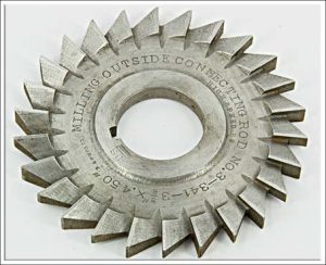 B & S Manufacturing 3 3/8" X 1/4" Slitting Saw, 1 " Bore Hole.