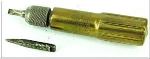 Brass Head Screwdriver 4 1/2".