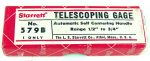 Starrett #579B Telescoping Gage Iob, New Old .