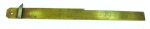 Early Hook Solid Brass Rule, 6" Long.