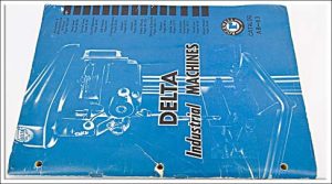 Delta Industrial Machines Cat Ab-63, 111 Pages.