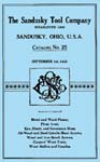 Sandusky Tool Company 1925 Catalog, 72 Pages. 5/1/2 X 8-1/2.