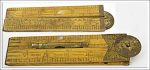 Rabone Chesterman 1190 2Foot 4 Fold Boxwood Rule With Level, Small Warp On The Back As In Top Photo.