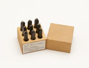 Young Usa 1/8" Number Set In The Original Timber Box.