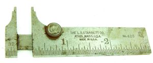 Starrett #425 3" Mini Vernier.