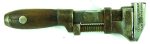 Bemis & Call Usa Vintage Wrench, Small Check In Wood Handle But Solid, 6 1/2".