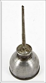Nice Small Oil Can, 1 7/8" Round Base And 5" Long.