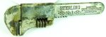 Frank Mossberg Sterling #1 Vintage Wrench, Patent 1900, 5".