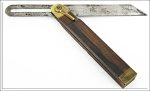 Fantastic 10" Bevel Pat Sept.4.1877, Owners Name In Timber Both Sides, Fantastic Colour In Timber.