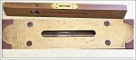 24" Stanley Rule & Level Pat 1891 & 1896 With 2 Good Vials And A Chip On One Corner.