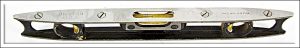 Disston #10 Usa Torpedo Level, Pat Applied For, 9" Long With 3 Good Vials.