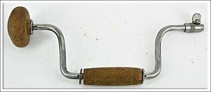 Miniature Hand Brace, Overall Size 10" Long, No Maker Found.