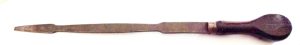 Vintage Turnscrew, 24" Owners Name On Verigated Timber Handle.