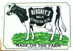 Hershey's Milk Chocolate Miniature Enamel Magnet, 2 1/2 X 1 3/4".