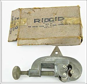 Rigid #00 Tubing Cutter Iob.