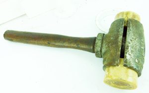 Green Tweed Usa #4 Basa Hammer With Leather Faces, Heaviest Type.
