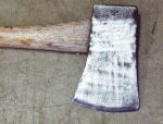 Usa 4 Pound Axe, Good Handle, 4 3/4" Edge.