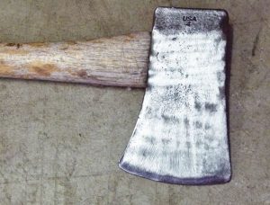 Usa 4 Pound Axe, Good Handle, 4 3/4" Edge.