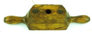 Screw Box 1/2" Maker Worn, Owners Marks, No Tap.