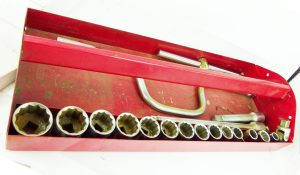Etc Japan 1/2" Socket Set, Imperial, 1 1/4 - 7/16".