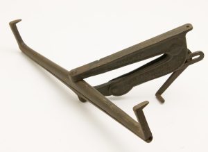 Losee Wrench Works Folding Saw Vice Patent 1895, 14" Long.