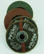 Pferd Horse 80Pff 100-16 Sanding Discs, 2 80 Grit And 2 60 Grit.