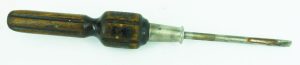 Walden-Wordester T-187 Early Double Size Handle Screwdriver, 12" Long.