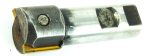 Lathe Tool Holder, 1" Long Carbide Cutters X 2, 1" Round Shank.