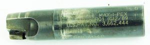 Lathe Tool Holder, Ingersoll Max-I-Pex Holds 2 Cardide Cutters But None Are In Tool, 3/4" Shaft.