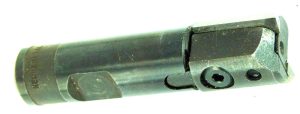 Lathe Tool Holder, Kenmetal Kipr-0, 1" Long Carbide Cutters X 2, 3/4" Round Shaft.