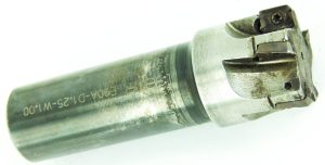 Lathe Tool Holder, Kent E90-A D1.25-W1.00, Holds 5 Carbide Tips But Only 4 Are In Tool, 1" Round Shaft.