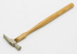 Miniature French Watchmaker's Hammer Mint, An Ounce Or Two, At The Most. 7 3/4 Inches Long. Signed Karat.