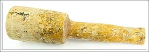 Nice Carving Mallet, Small Check In The Head.