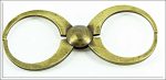 Small Brass Jewelers Double Calliper.