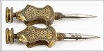 Stanley No 1 Brass Trammels, No Keepers.