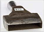 Large Leather Punch, 2 3/4" X 1/2" Wide.