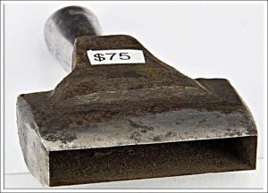 Large Leather Punch, 2 3/4" X 1/2" Wide.