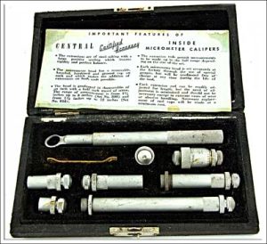 Central Tool Co Usa Inside Micrometre #808, 1 1/2" - 8", Iob.