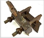 L R Blair Screw Arm Plow Plane, A Few Worn Thread, A Few Chips Also.